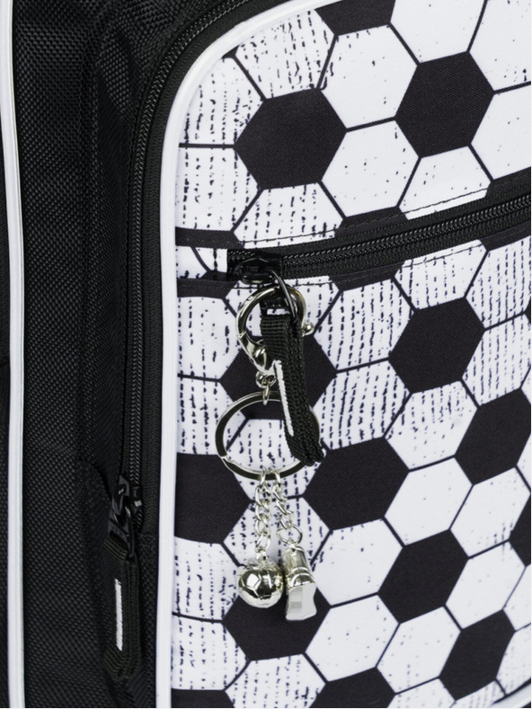 BAAGL  Черна ученическа раница Baagl Cubic Goal