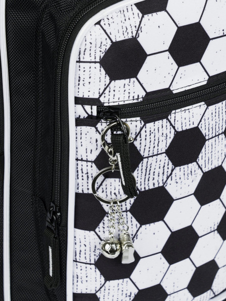 BAAGL  Черна ученическа раница Baagl Cubic Goal