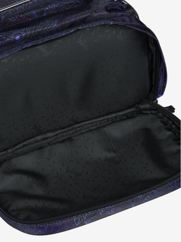 BAAGL  Черна ученическа раница Baagl Cubic Zen