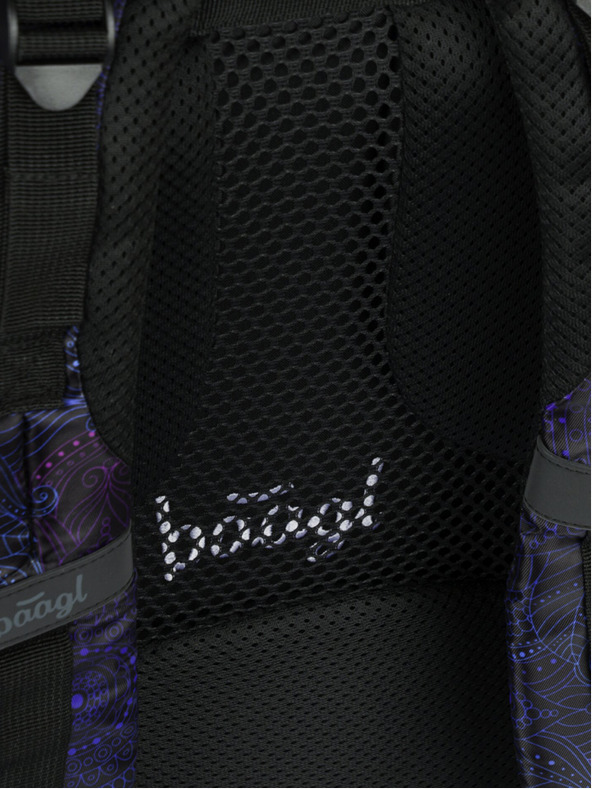 BAAGL  Черна ученическа раница Baagl Cubic Zen