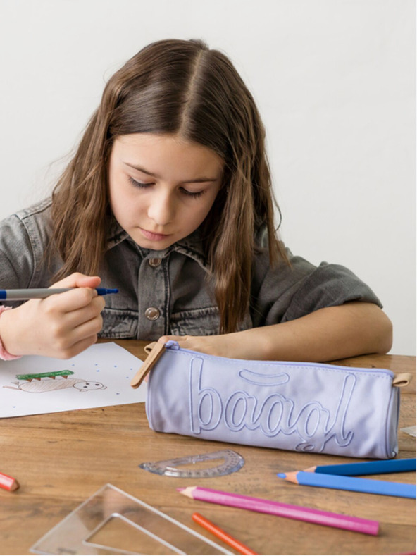 BAAGL  Лилав ученически калъф Baagl Lilac