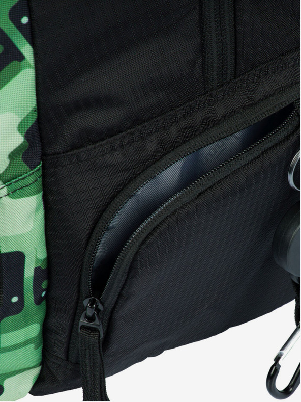 BAAGL  Черна раница Baagl Coolmate Green