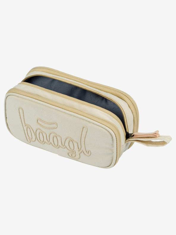 BAAGL  Бежов ученически моливник Baagl Бежов