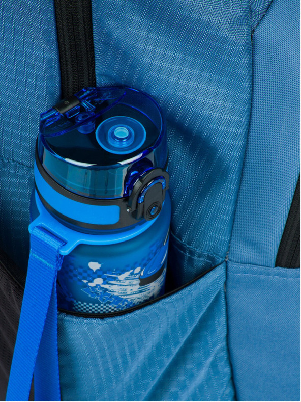 BAAGL  Син училищен комплект - раница, моливник, чанта Baagl Coolmate Ocean Blue