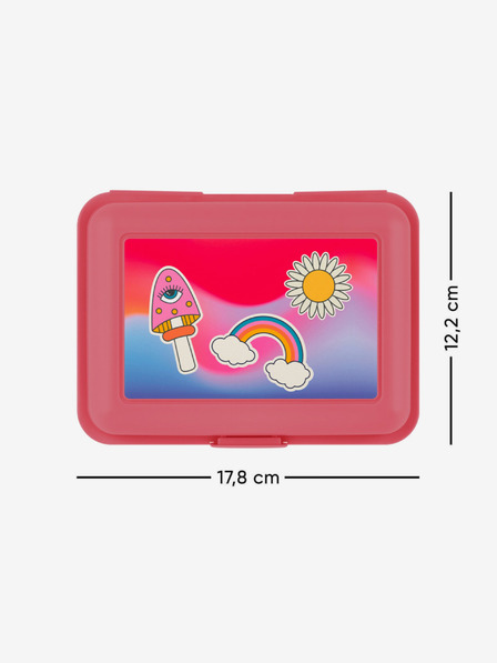 BAAGL  Розова кутия за закуски Baagl Hippie