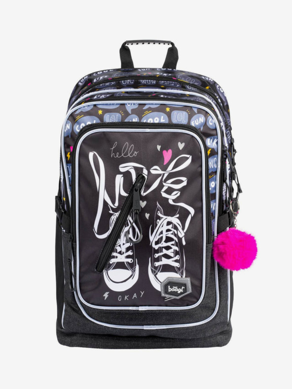 BAAGL  Черно 3 комплекта маратонки: раница, моливник и чанта Baagl