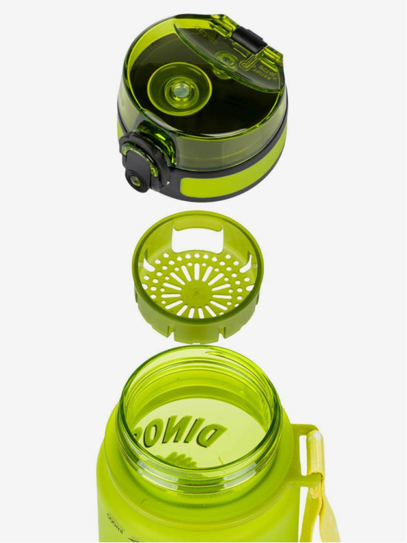 BAAGL  Зелена тританова бутилка за пиене "Динозаври", 500 ml Baagl