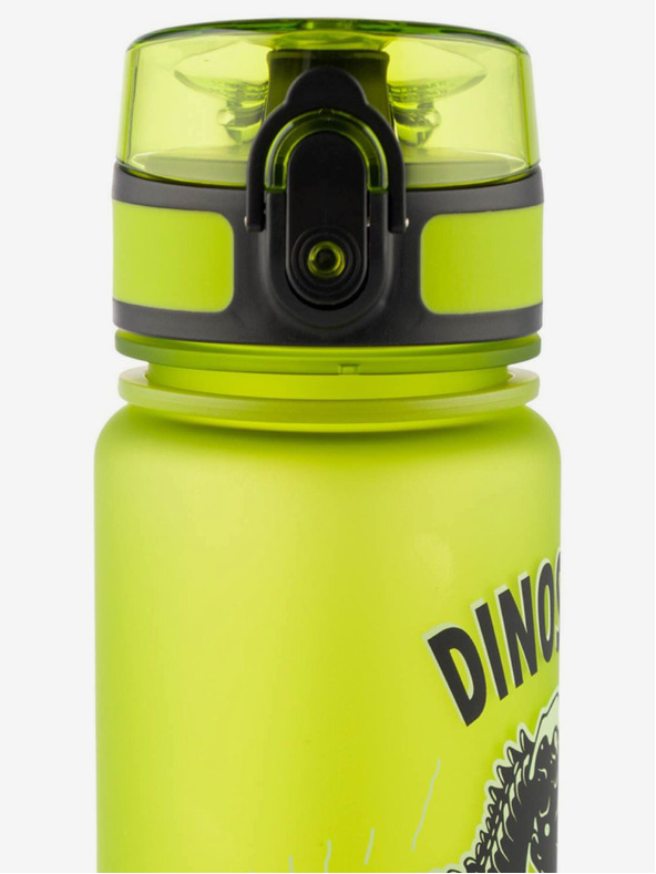 BAAGL  Зелена тританова бутилка за пиене "Динозаври", 500 ml Baagl