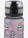 BAAGL  Сива тританова бутилка за пиене "Панда", 500 ml Baagl