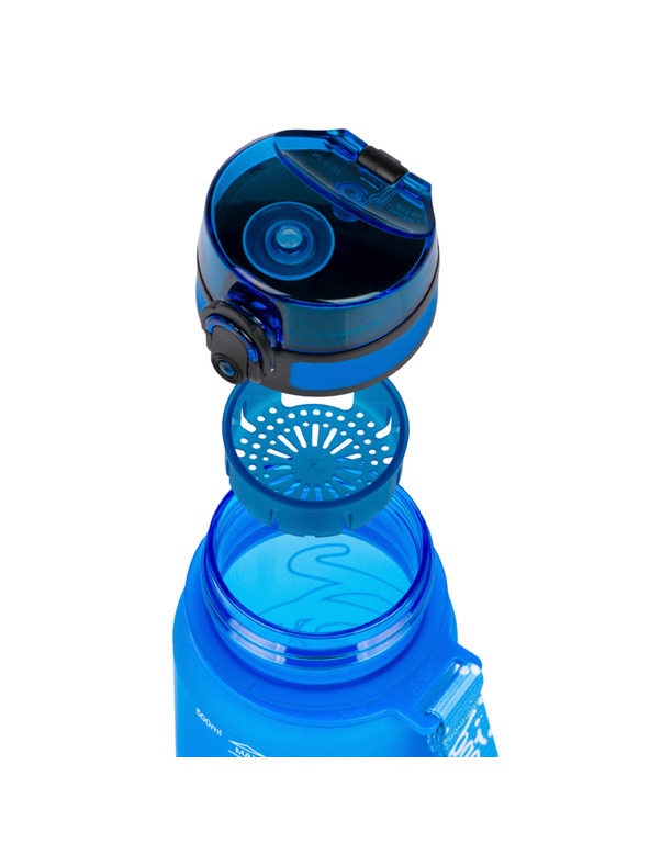BAAGL  Синя бутилка за пиене от тритан с лого - синя, 500 ml Baagl