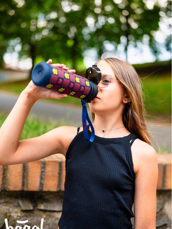 BAAGL  Синя бутилка за пиене tritan harry potter nebelvir, 500 ml Baagl