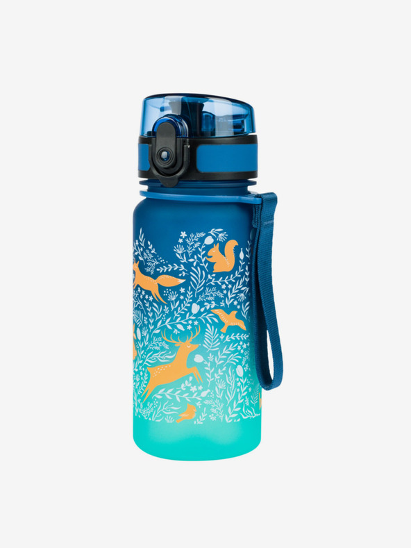 BAAGL  Синя бутилка за пиене от тритан с градиент гора, 350 ml Baagl