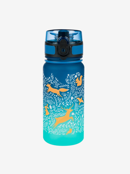 BAAGL  Синя бутилка за пиене от тритан с градиент гора, 350 ml Baagl