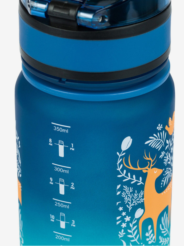 BAAGL  Синя бутилка за пиене от тритан с градиент гора, 350 ml Baagl