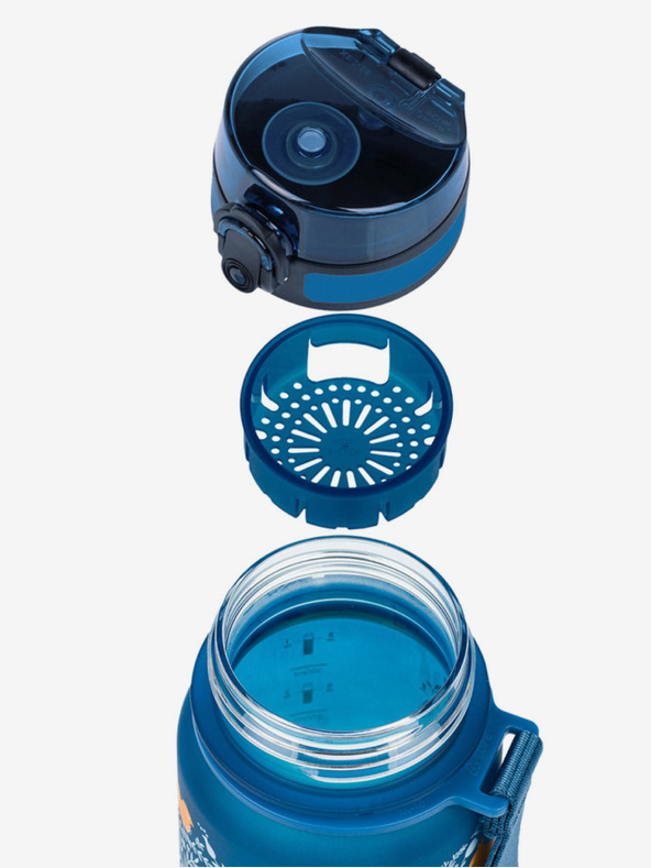 BAAGL  Синя бутилка за пиене от тритан с градиент гора, 350 ml Baagl