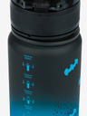 BAAGL  Черна бутилка за пиене от тритан с градиент "Батман синьо", 350 ml Baagl