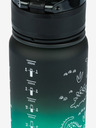 BAAGL  Зелена бутилка за пиене от тритан с градиент дино, 350 ml Baagl