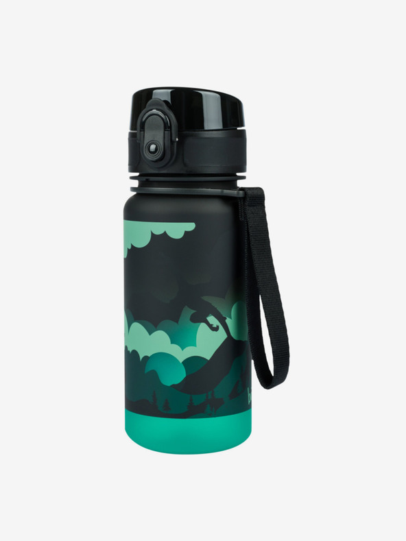 BAAGL  Черна бутилка за пиене от тритан с градиент дракон, 350 ml Baagl