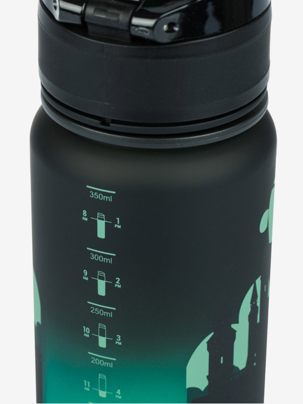 BAAGL  Черна бутилка за пиене от тритан с градиент дракон, 350 ml Baagl