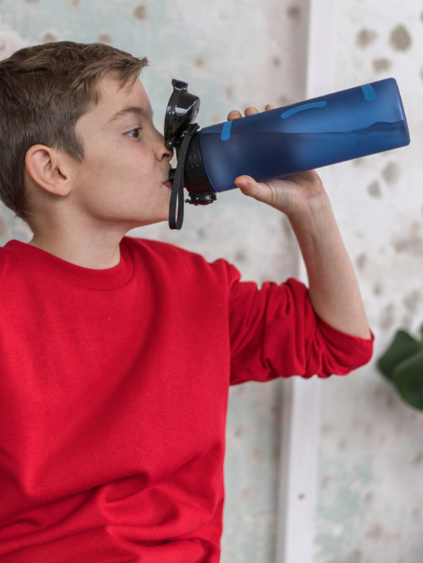 BAAGL  Синя тританова бутилка за пиене, океанско синьо, 700 ml Baagl