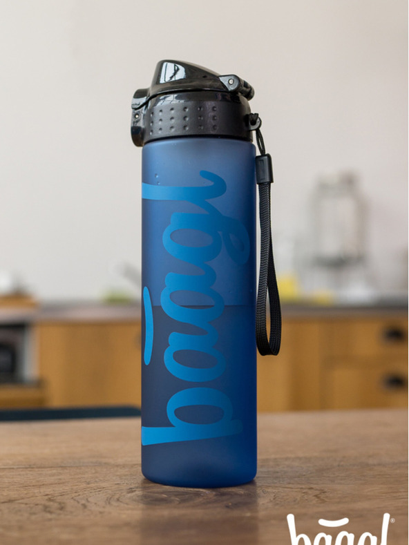 BAAGL  Синя тританова бутилка за пиене, океанско синьо, 700 ml Baagl