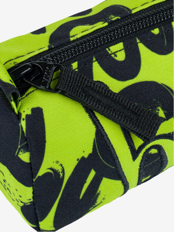 BAAGL  Черен студентски калъф лайм Baagl