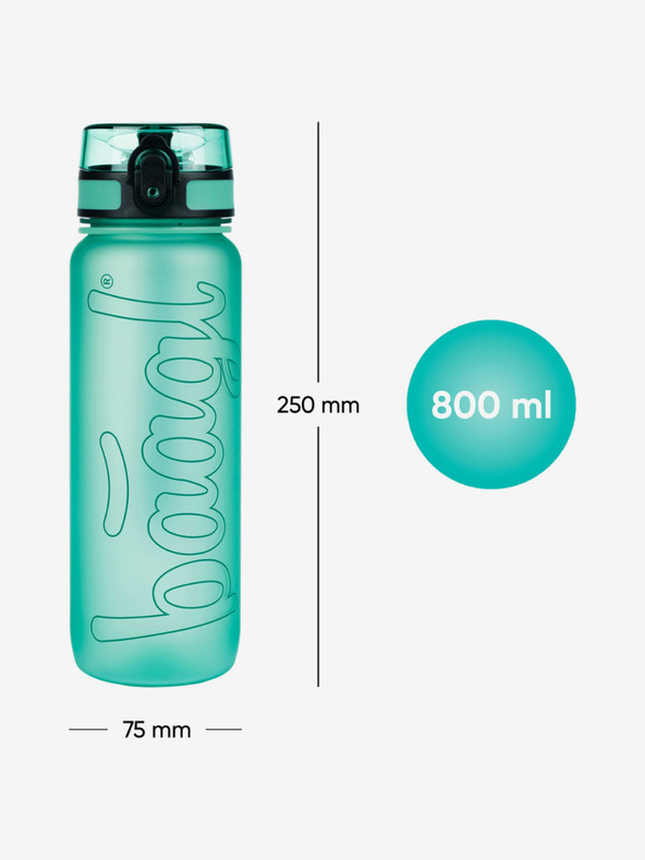BAAGL  Зелена бутилка за пиене от тритан, зелена, 800 ml Baagl