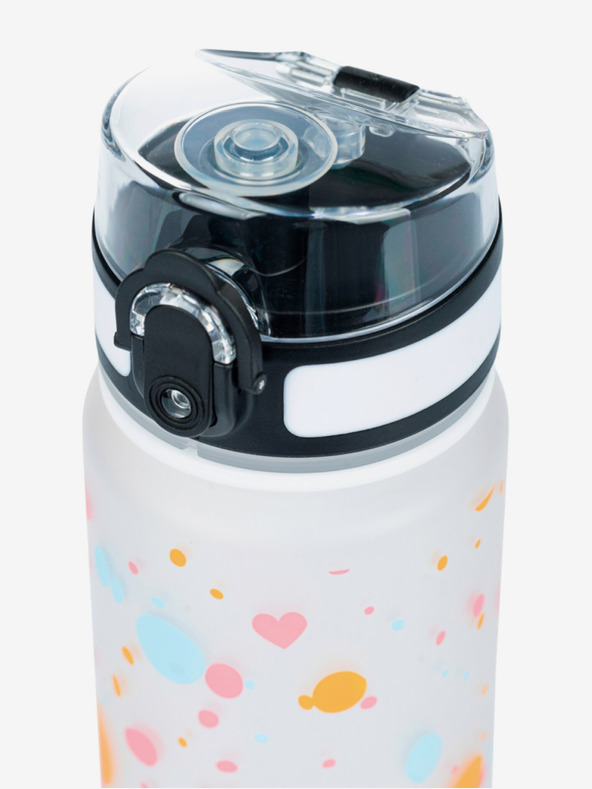 BAAGL  Бяла бутилка за пиене tritan pet, 500 ml Baagl