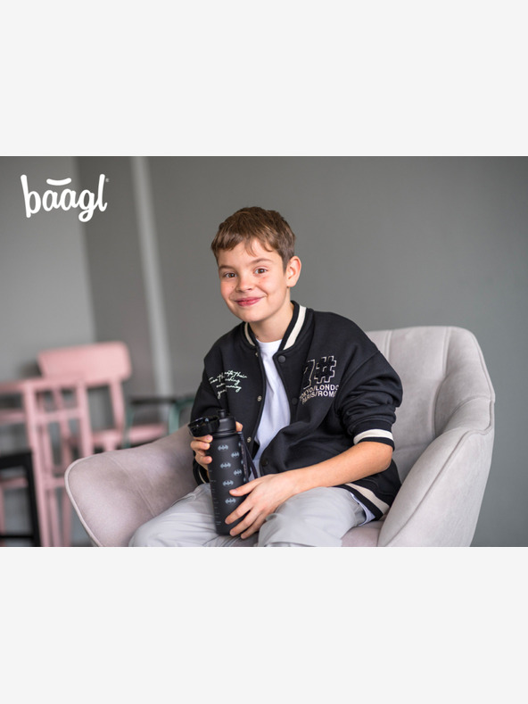 BAAGL  Бутилка за пиене BAAGL Tritan с логото на Батман, 500 ml BAAGL