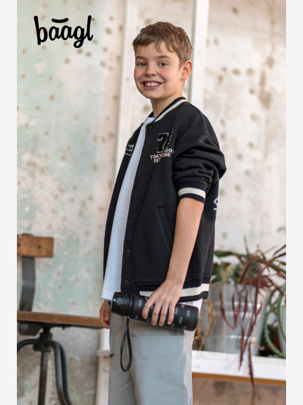 BAAGL  Бутилка за пиене BAAGL Tritan с логото на Батман, 500 ml BAAGL