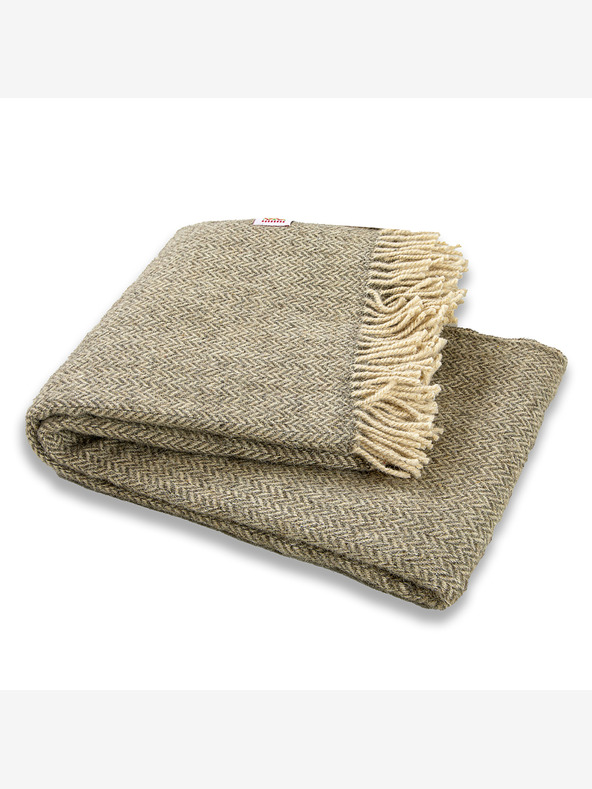 Balkanova Вълнено одеяло Elma IX - естествено сиво