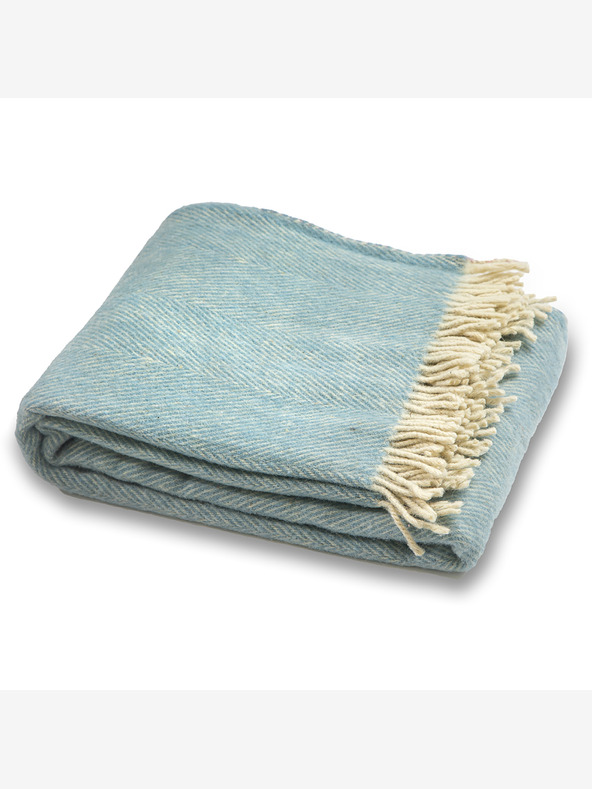 Balkanova Вълнено одеяло Elma XV - синьо на гранат