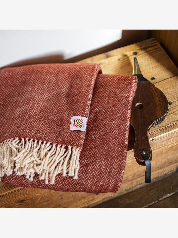 Balkanova Вълнено одеяло Elma V - бордо