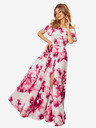 numoco Дълга рокля с волани - големи розови цветя Numoco