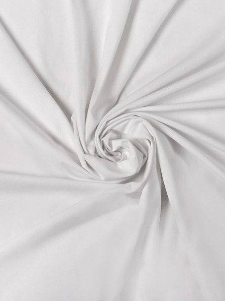 Kvalitex Памучен чаршаф 150x230cm бял