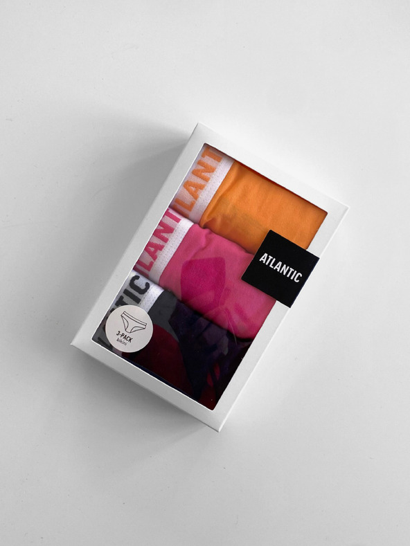 Atlantic Дамски бикини слипове ATLANTIC 3Pack