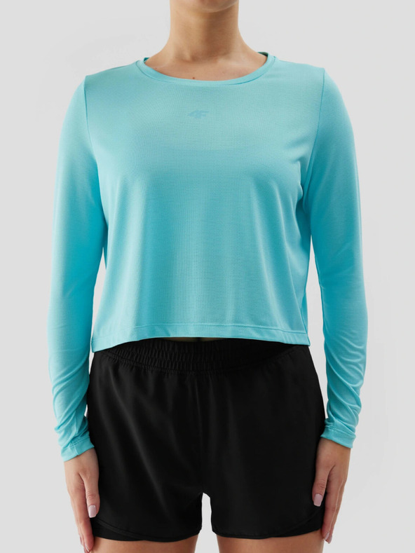 4F Дамска спортна бързосъхнеща тениска с дълъг свободен ръкав 4F