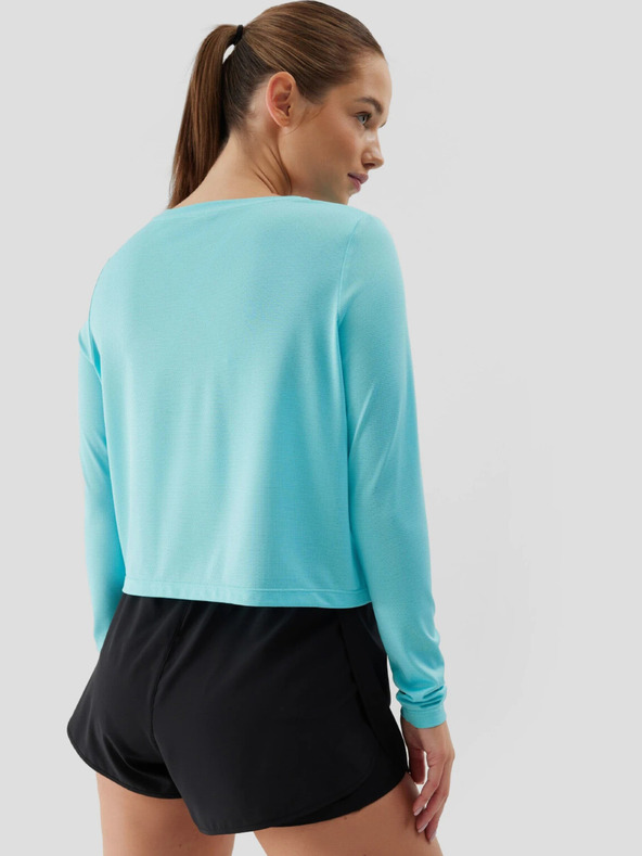 4F Дамска спортна бързосъхнеща тениска с дълъг свободен ръкав 4F