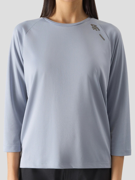 4F Дамска колоездачна тениска с дълъг ръкав с бързо съхнене 4F