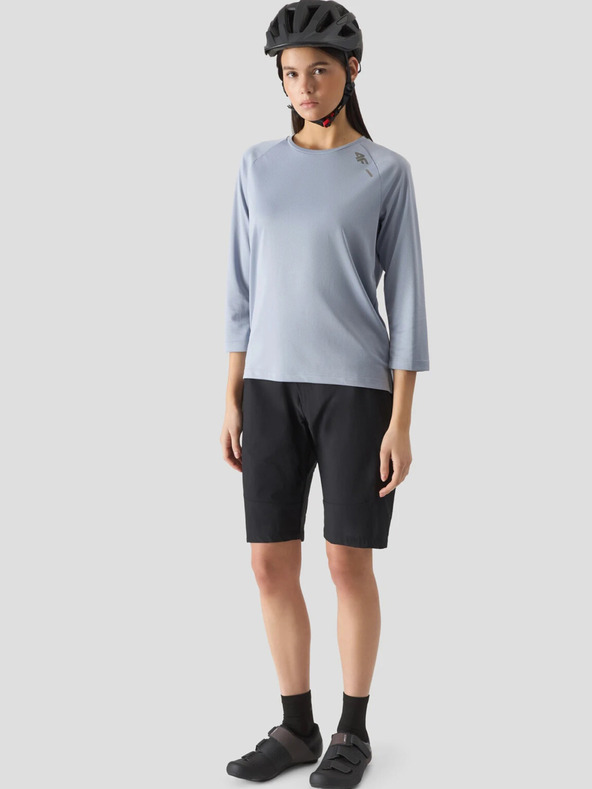 4F Дамска колоездачна тениска с дълъг ръкав с бързо съхнене 4F