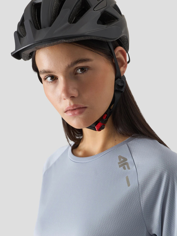 4F Дамска колоездачна тениска с дълъг ръкав с бързо съхнене 4F