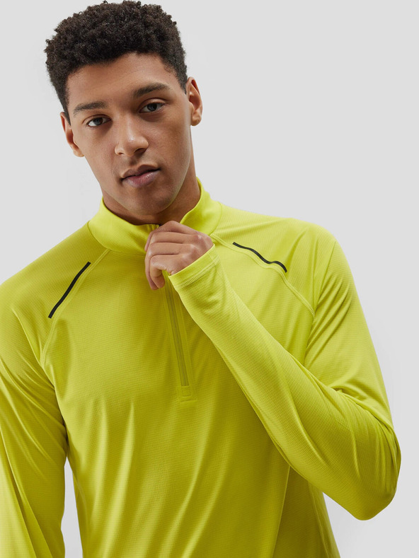 4F Мъжка тениска с дълъг ръкав за бягане с бързо съхнене 4F