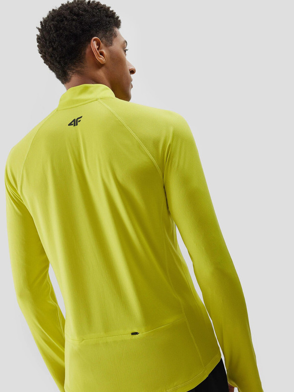4F Мъжка тениска с дълъг ръкав за бягане с бързо съхнене 4F