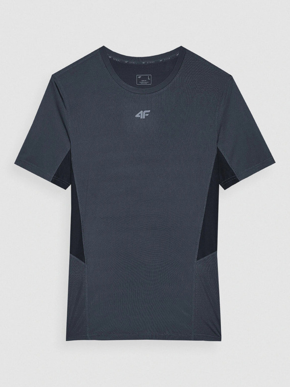 4F Мъжка спортна тениска с тънка кройка от рециклирани материали 4F