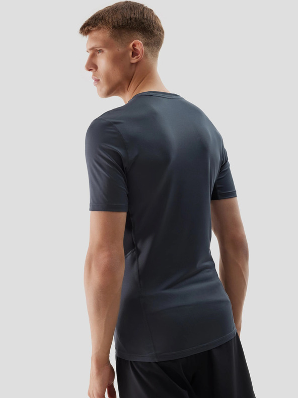 4F Мъжка спортна тениска с тънка кройка от рециклирани материали 4F