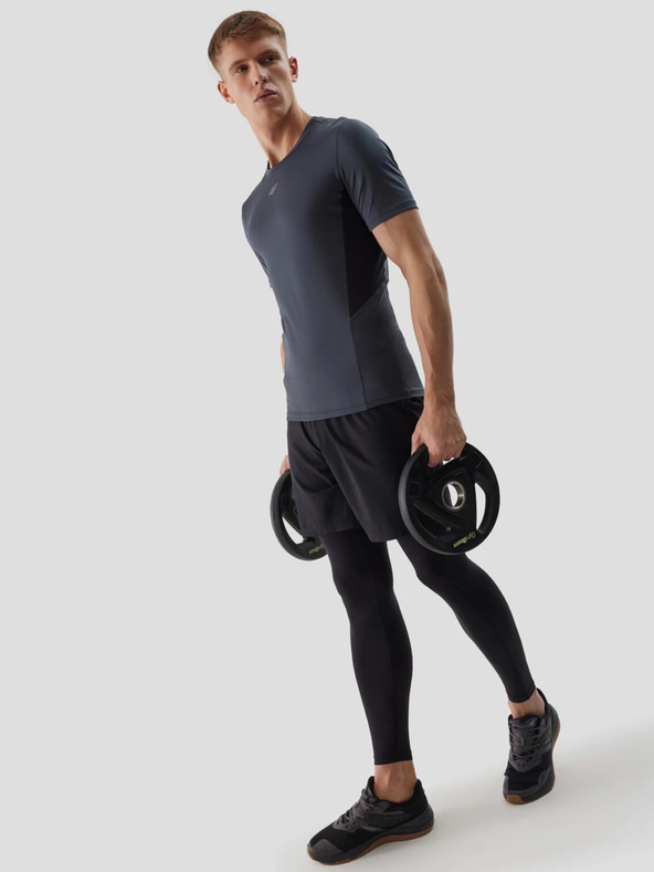 4F Мъжка спортна тениска с тънка кройка от рециклирани материали 4F