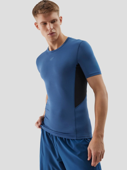 4F Мъжка спортна тениска с тънка кройка от рециклирани материали 4F