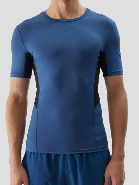 4F Мъжка спортна тениска с тънка кройка от рециклирани материали 4F