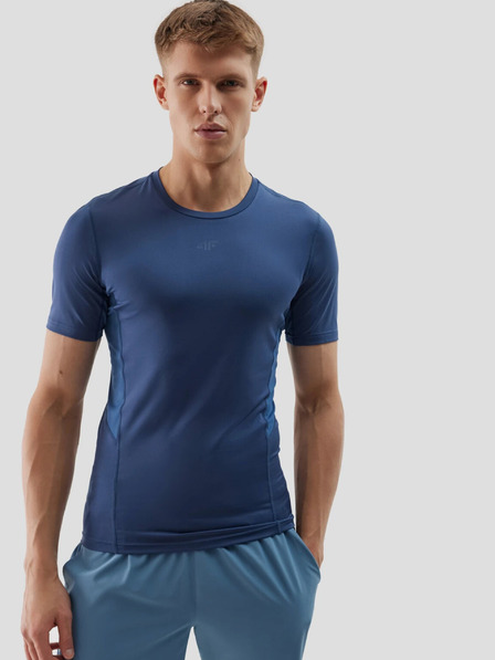 4F Мъжка спортна тениска с тънка кройка от рециклирани материали 4F