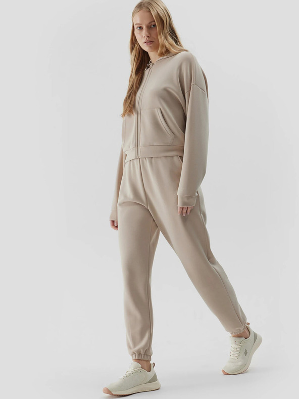 4F Дамски суитшърт с качулка и цип 4F